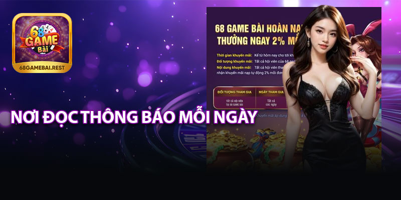 Nơi Đọc Thông Báo Mỗi Ngày